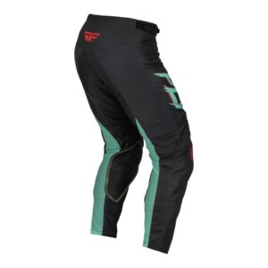 Fly Kinetic SE Rave Motocross Pants Black/Mint/Red - Image 4