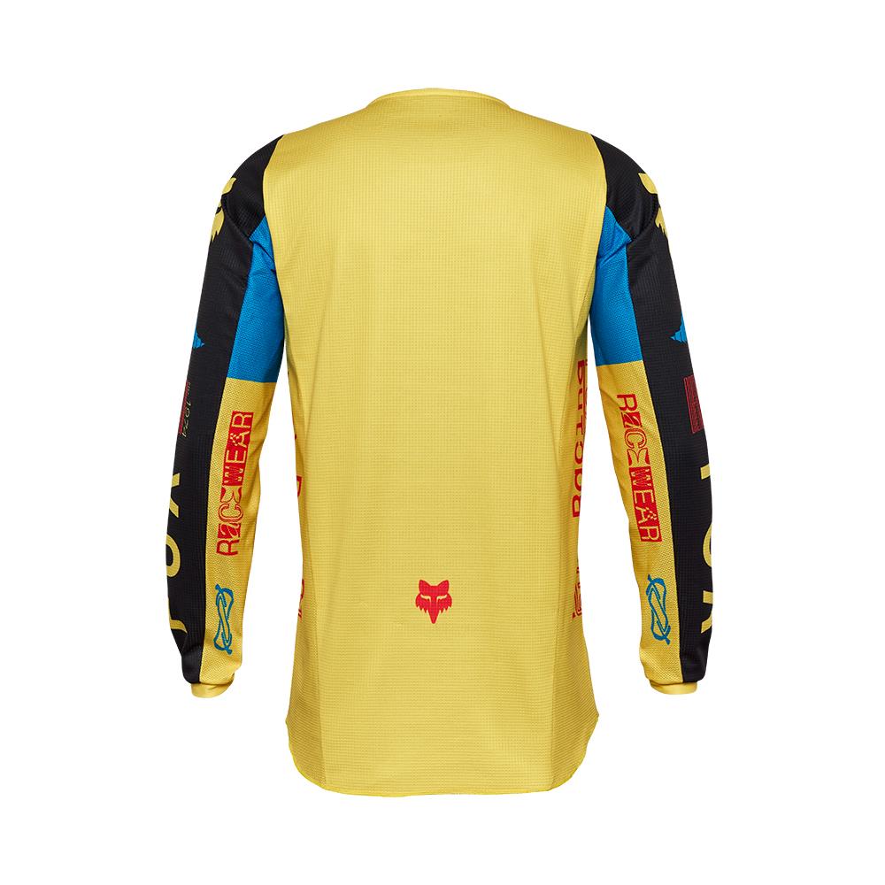 Fox 180 Race Spec Motocross Jersey Pale Yellow - Image 2