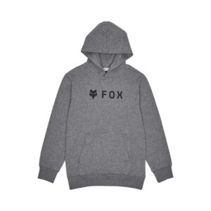 Fox Absolute Fleece Pullover Hoodie Youth Heather Graphite Grey - Image 2