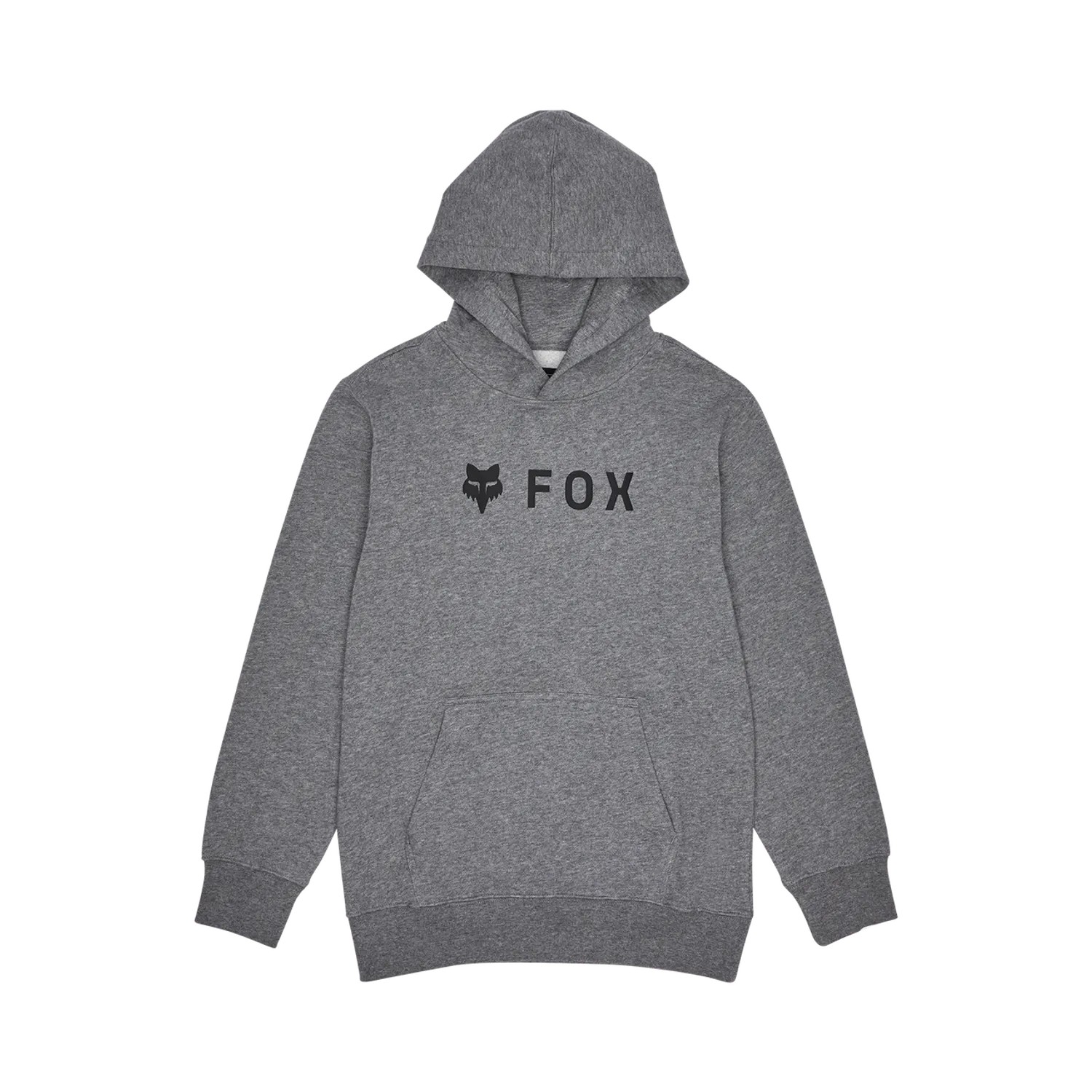 Fox Absolute Fleece Pullover Hoodie Youth Heather Graphite Grey - Image 2