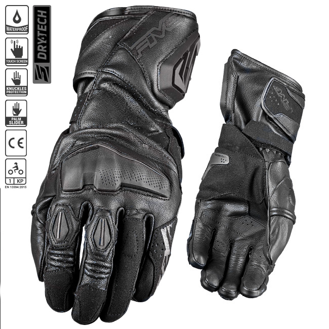Five RFX4 EVO WP Road Gloves Black - Image 1