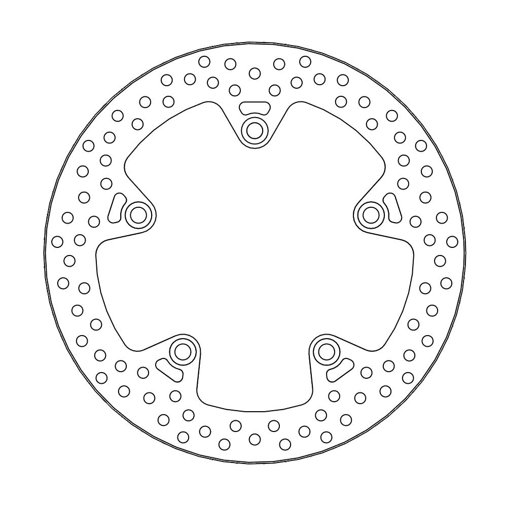 BRAKE DISC REAR MOTO MASTER HALO BMW R1200GS LC 11-18 R1200GS LC ADVENTURE 13-18 - Image 1