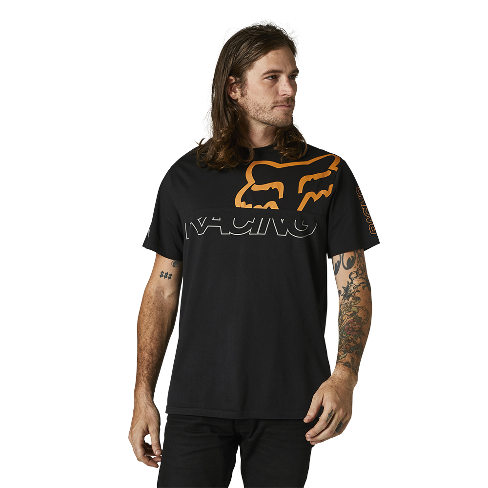 Fox Skew Crew Black Tee - Image 1