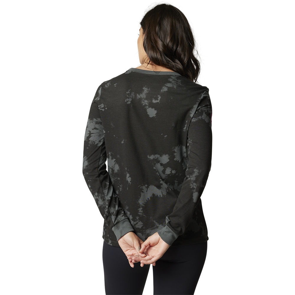 Fox Womens Detonate LS Tee Black - Image 3