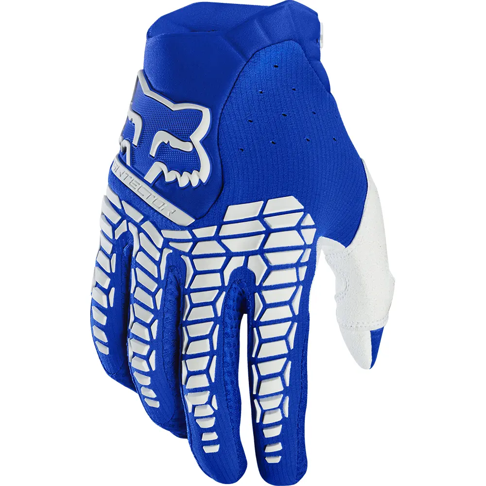 Motocross Gloves Fox Pawtector Blue