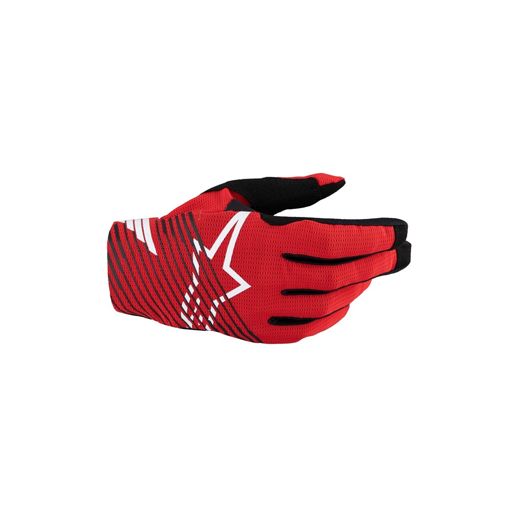 Alpinestars Radar Pro Motocross Gloves Bright Red - Image 1
