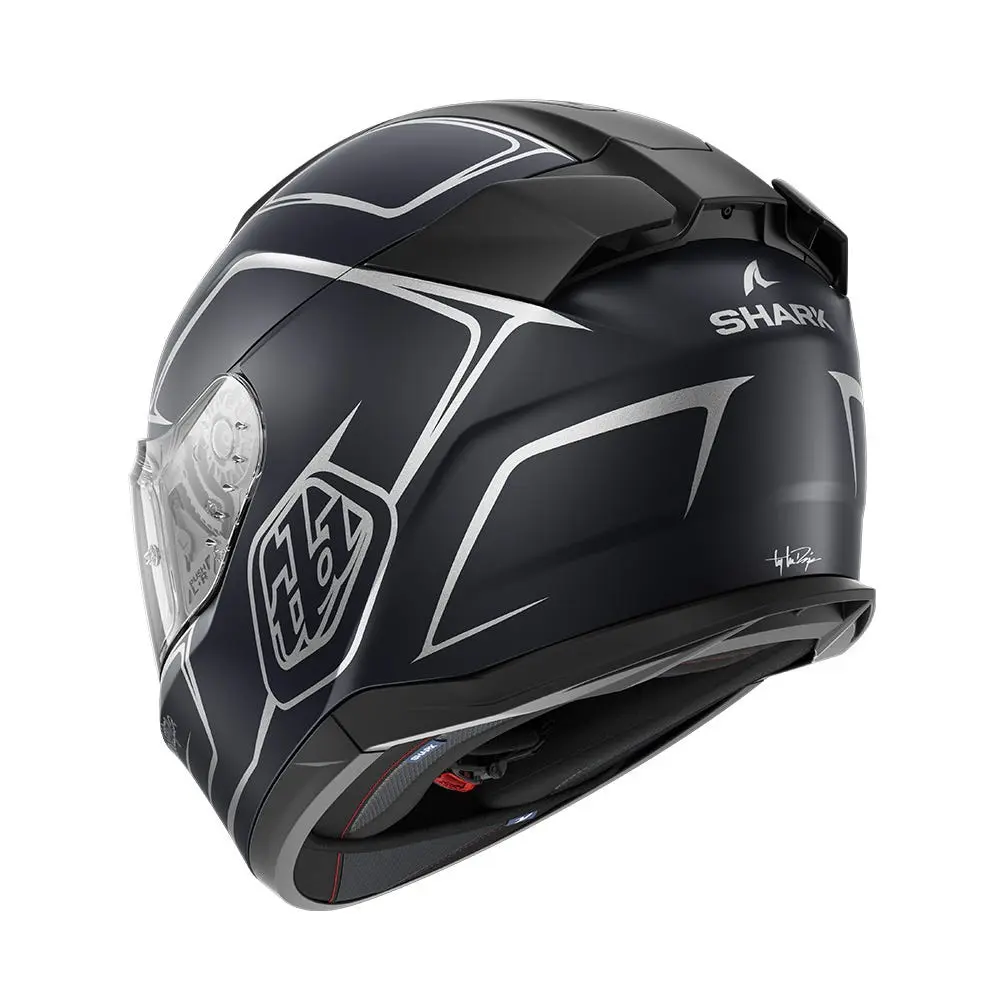 SHARK D-SKWAL 3 Drone Troy Lee Designs Road Helmet Blue/Silver