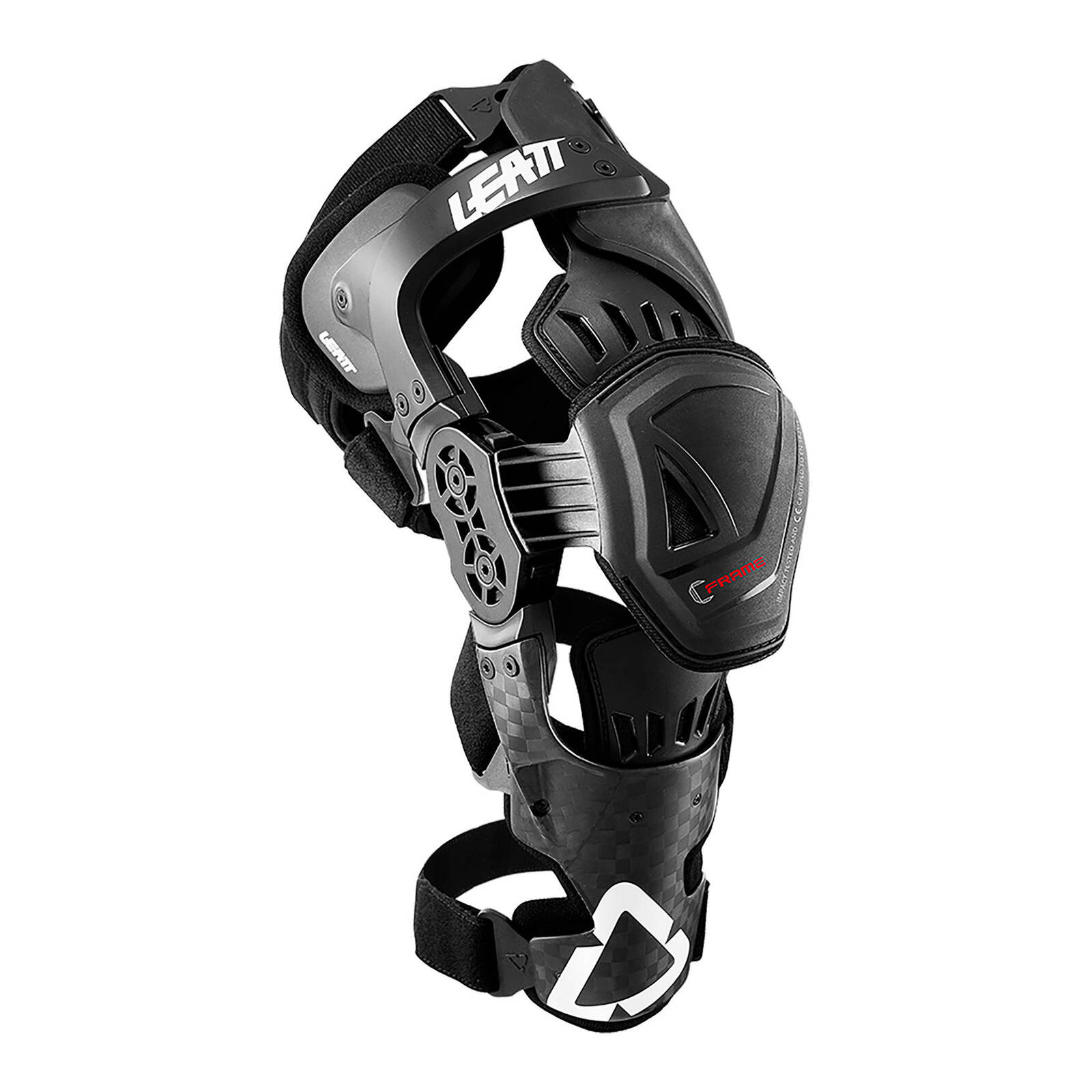 Leatt Knee Brace C-Frame Pro Carbon (Left) - Black - Image 3