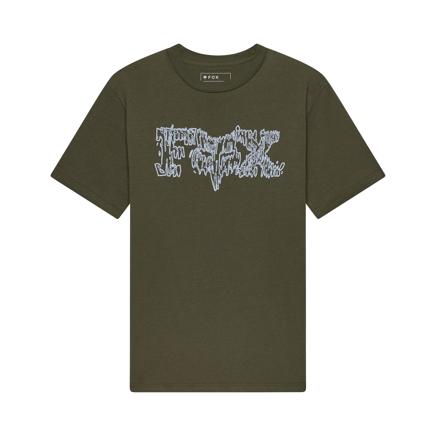 Fox Dustproof Tee Youth Dark Green - Image 1