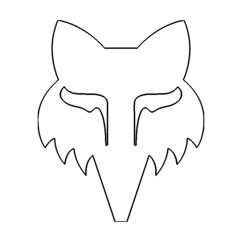 Fox Head - Die Cut Vinyl Sticker