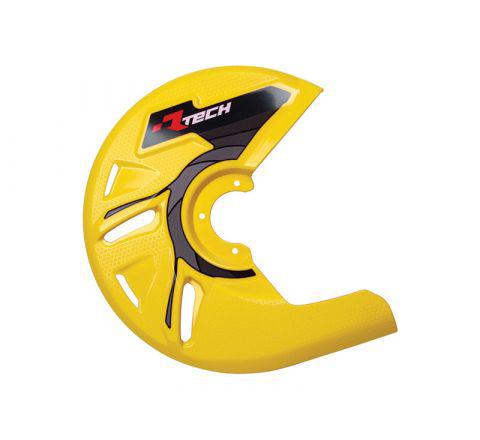 DISC GUARD RTECH SUITABLE FOR STD OR OVERSIZE DISC REQUIRES MOUNTING KIT SOLD SEPARATELY YELLOW - Image 1