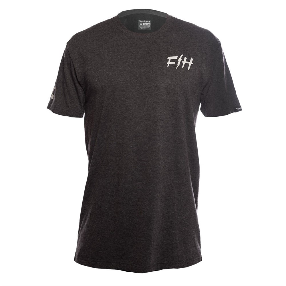 Fasthouse Dart Tech Tee Dark Heather Grey - Image 1