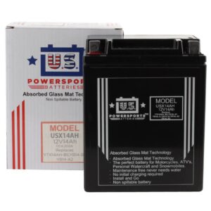 USPS AGM BATTERY USX14AH-BS YB14-A2 *4 +L -R - Image 5