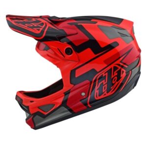 Helmet Troy Lee D3 AS Fiberlite Speedcode Red - Image 2
