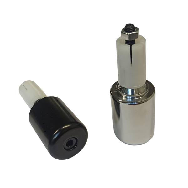 BAR END WEIGHT CHROME 210 gm DIAM. 17.5 - Image 1
