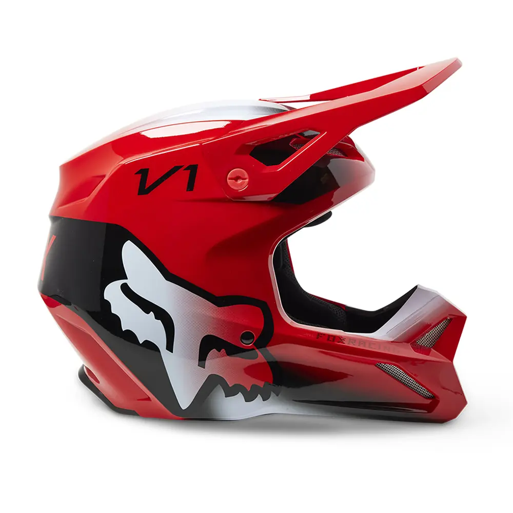 Fox TOXSYK MIPS ECE Motocross Helmet Youth Flo Red