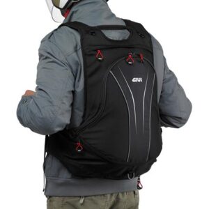 Givi Expandable with Helmet Holder Backpack 22lt Black - Image 1