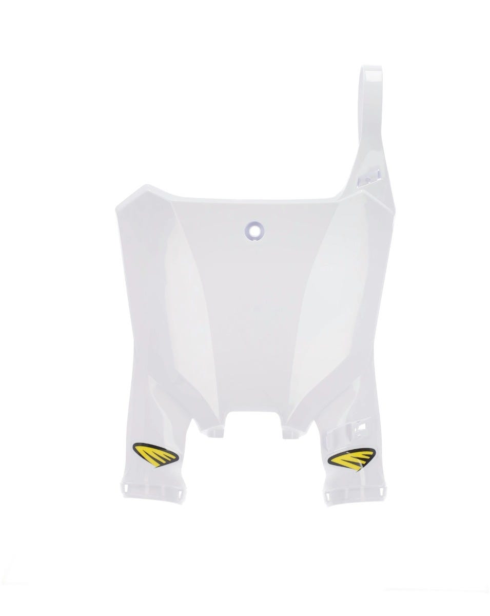 2021 HONDA CRF450R FRONT STADIUM PLATE WHITE - Image 1