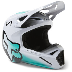 Fox V1 TOXSYK MIPS ECE Motocross Helmet White - Image 1