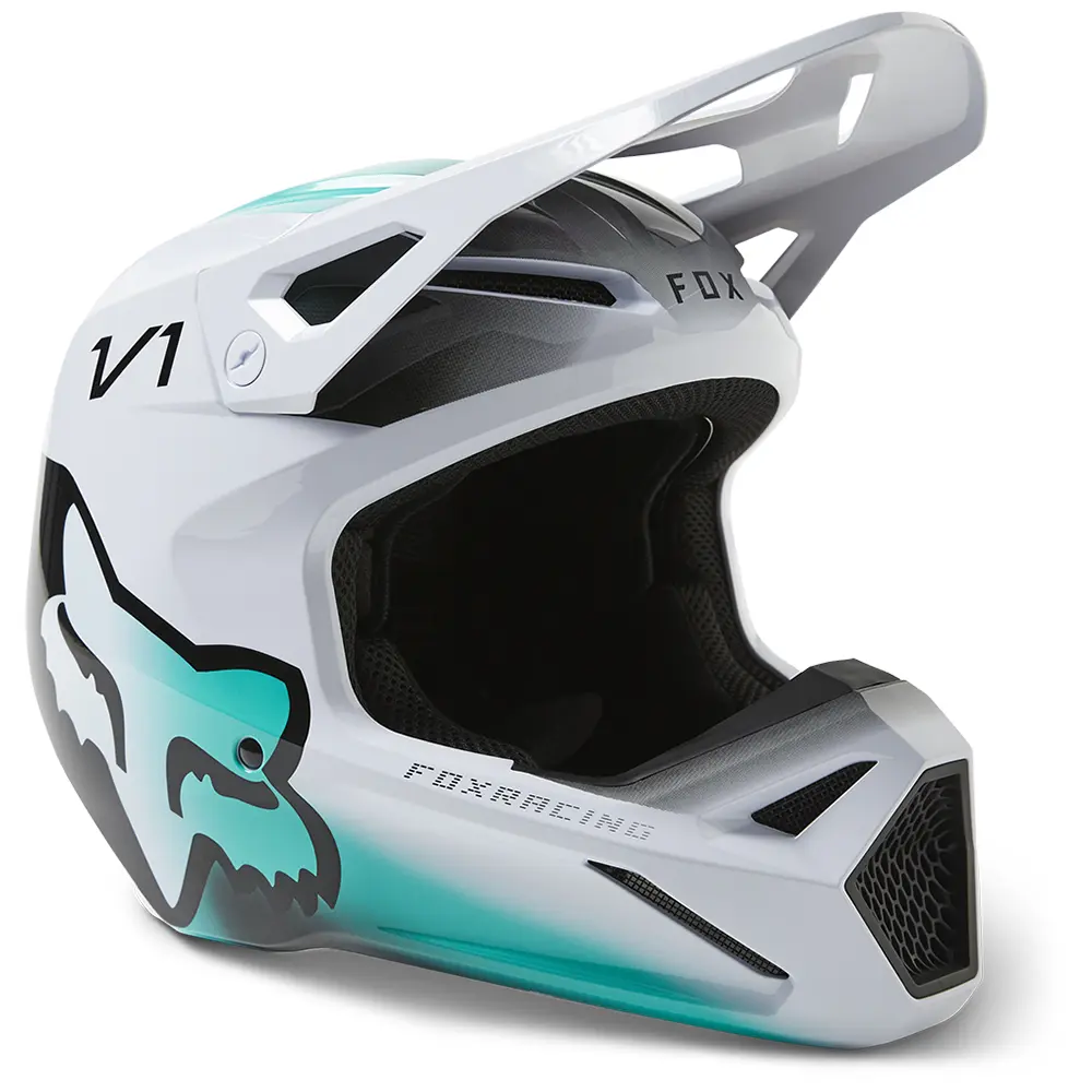Fox V1 TOXSYK MIPS ECE Motocross Helmet White