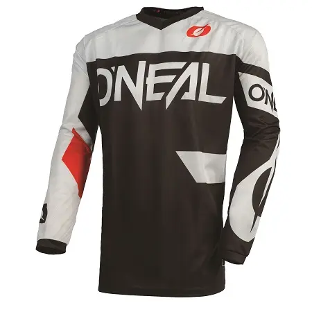Oneal Element Racewear Youth Black/White Motocross Jersey