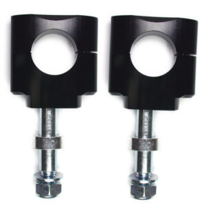 *7mm fatbar risers h/bar clamp Yam black Artrax            [] - Image 6