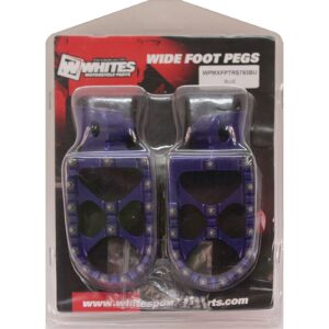 WHITES MX WIDE FOOTPEGS TRS796 BLU SUZ RMZ250/450 ASSTD YEA - Image 2