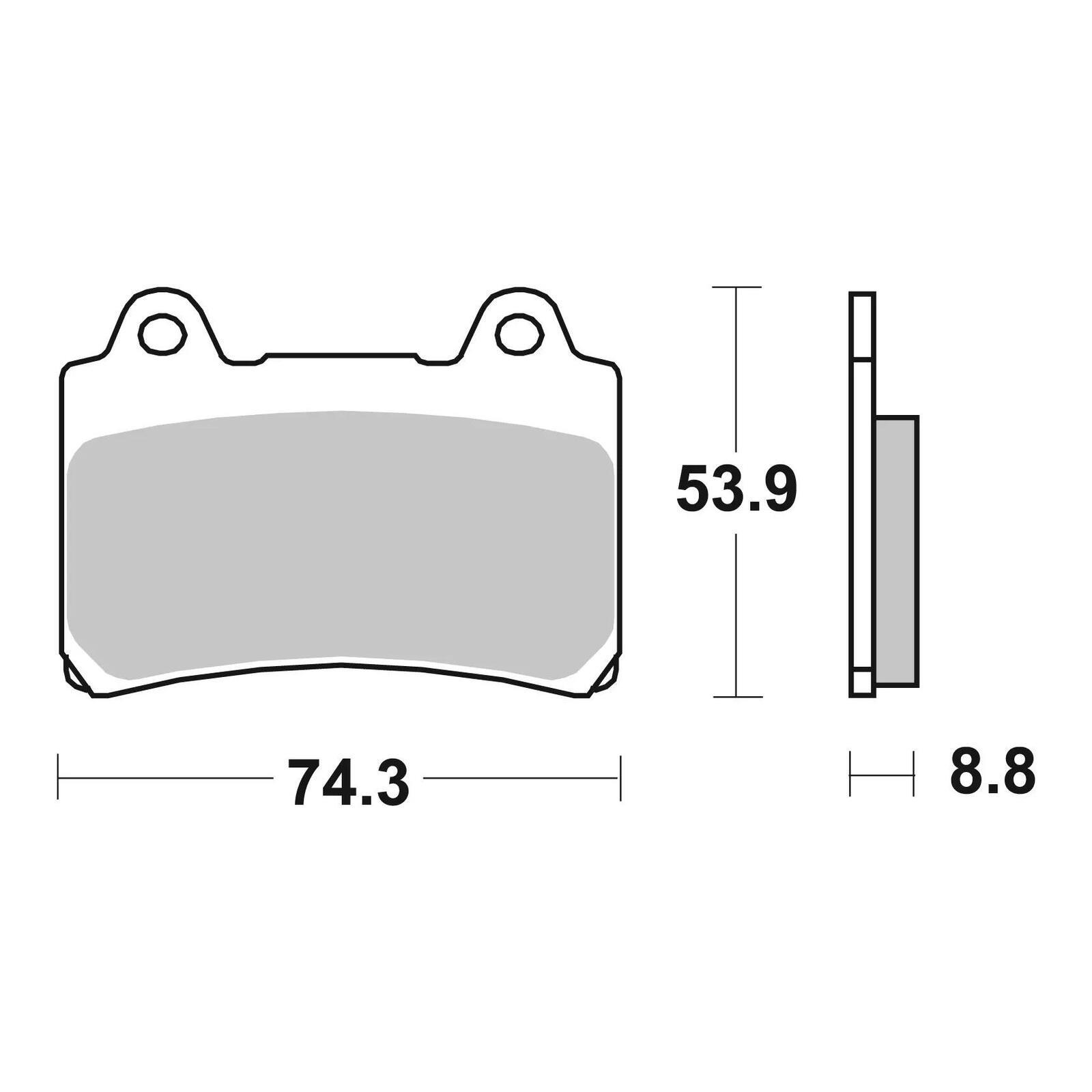 Brembo Brake Pad - Sintered Front - Image 2