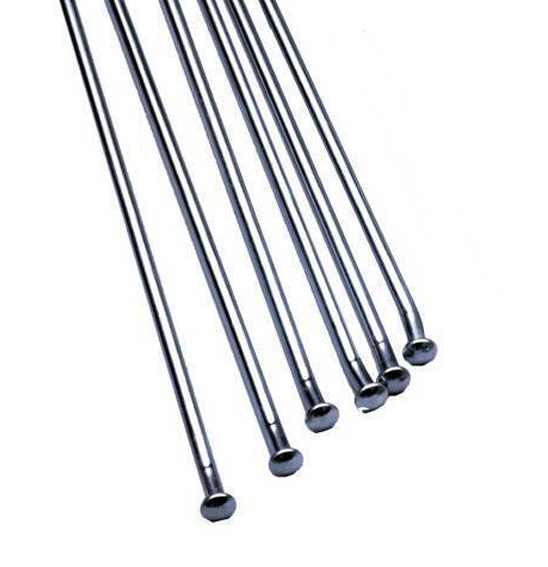 X TECH MX SPOKES 6PK REAR KX/KXF/EARLY RMZ250 SNR 19 SLV - Image 1