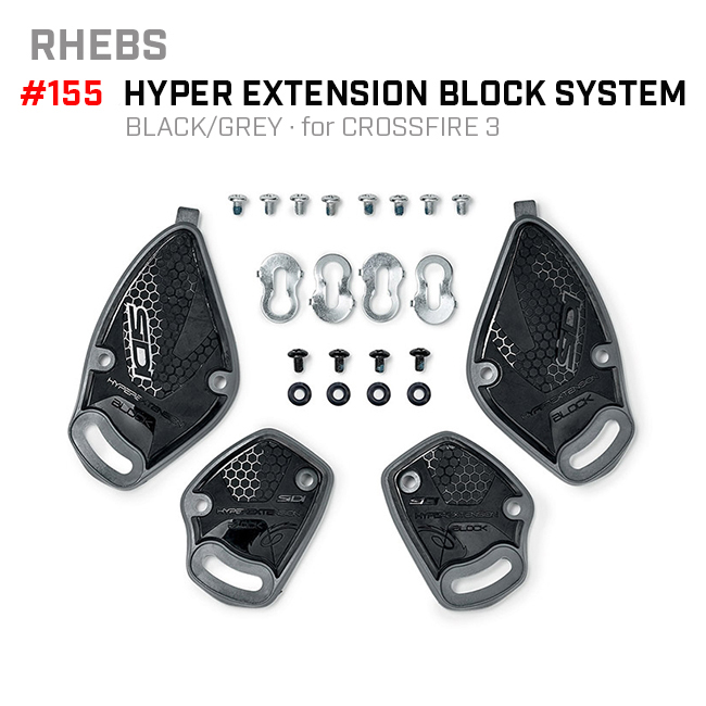 CF3 Hyper Extension Block Black/Grey Sidi #155 [A] - Image 1