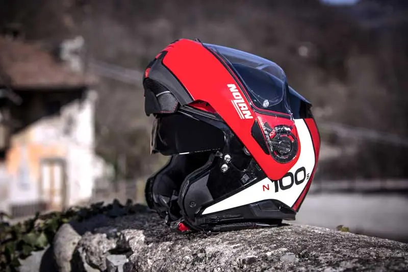 HELMET N1005 PLUS BLACK/RED/WHITE X-LARGE