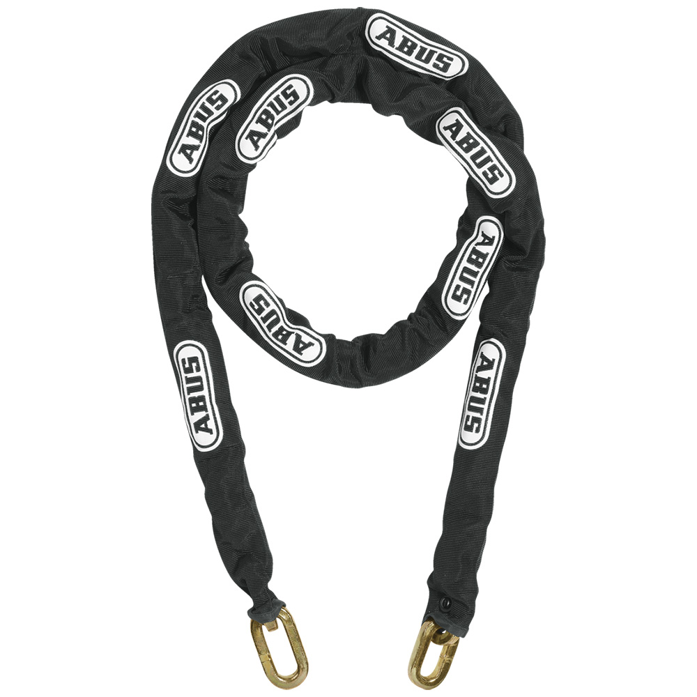 10KS200 Security Chain (10mm chain links/ 200mm long Chain) Black Abus - Image 1