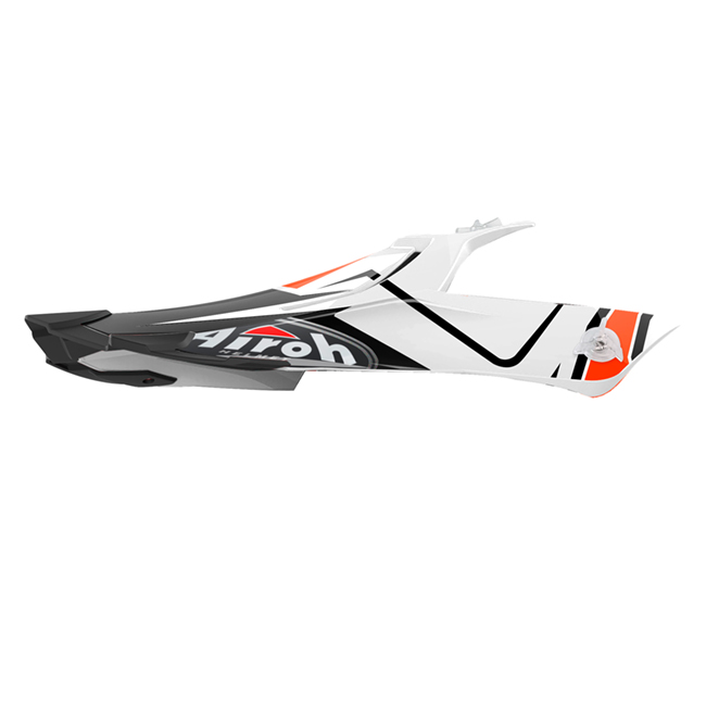 *Peak Only Shock Orange Gloss Terminator Helmet MX Airoh [A] - Image 1