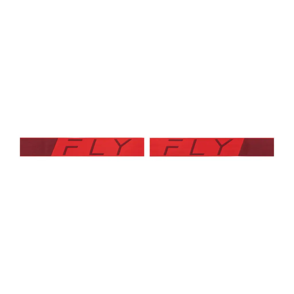 FLY Racing Zone Pro Motocross Goggles Red with Red Mirror / Smoke Lens