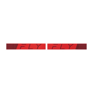 FLY Racing Zone Pro Motocross Goggles Red with Red Mirror / Smoke Lens - Image 2