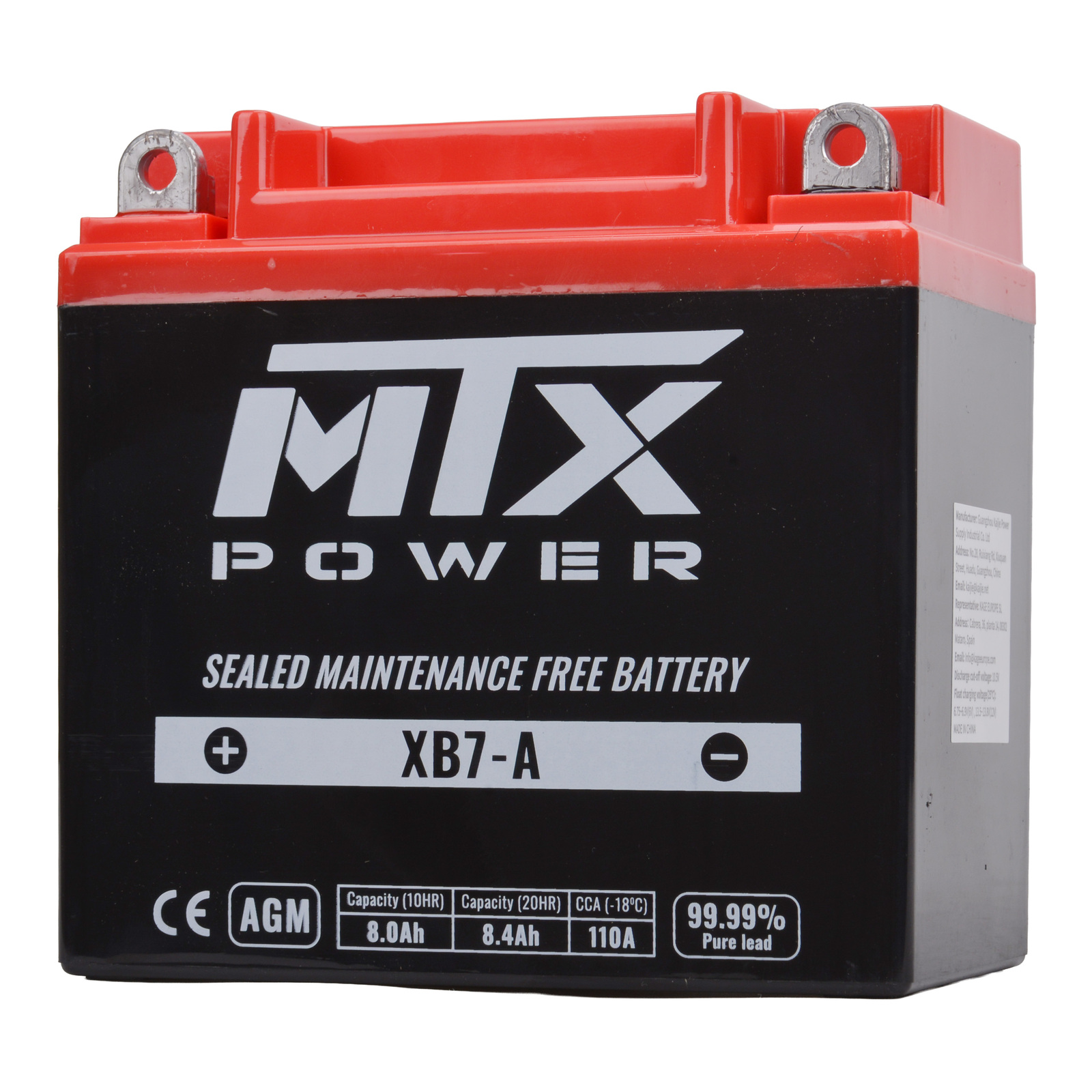 MTX Power Battery AGM - XB7-A - Image 2