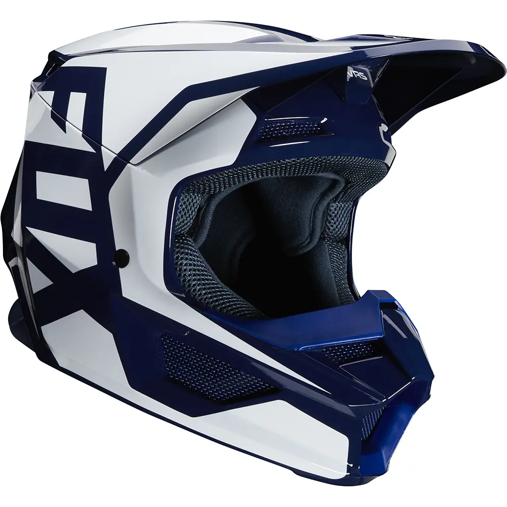 Motocross Helmet Fox V1 Prix Youth Navy