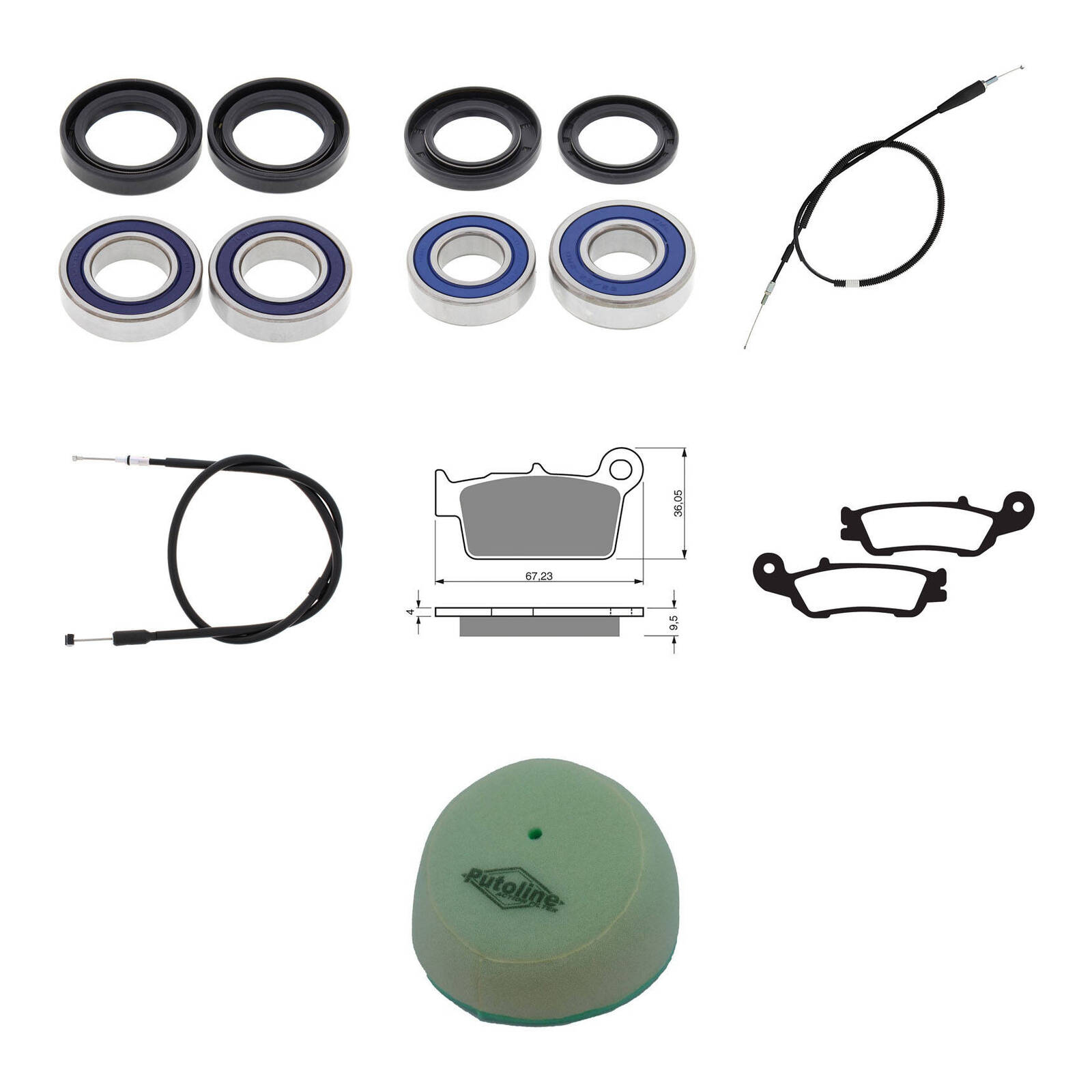 Offroad Refurb Kit - Yamaha YZ125 '08-'20 / YZ125X '20 - Image 1