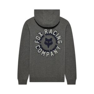 Fox Beam Fleece Pullover Hoodie Heather Graphite Grey - Image 2