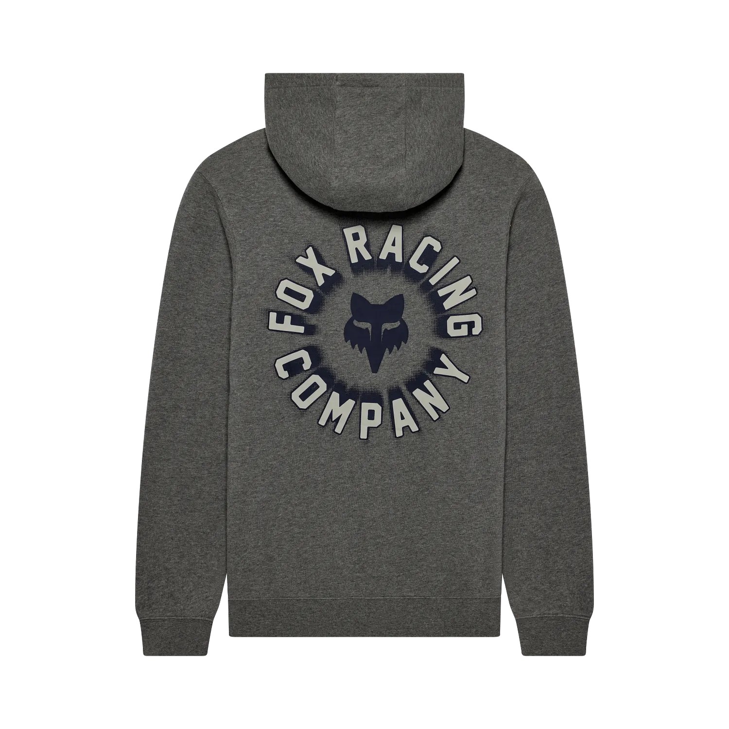Fox Beam Fleece Pullover Hoodie Heather Graphite Grey - Image 2