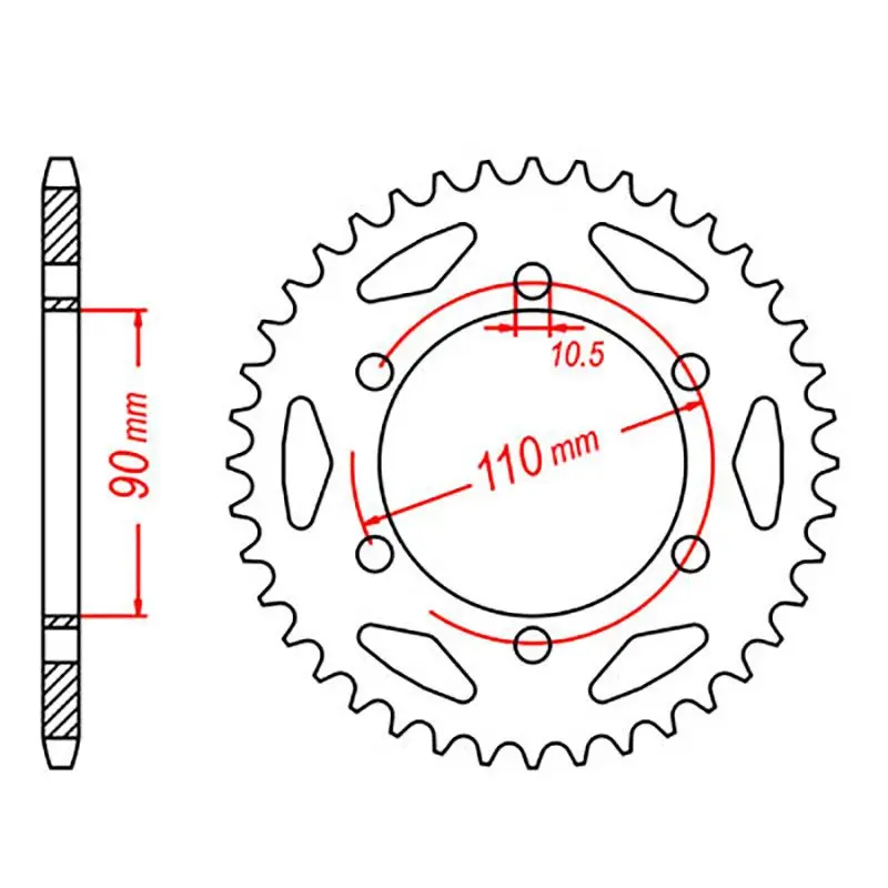 SPKT R C45 STEEL - INDENT