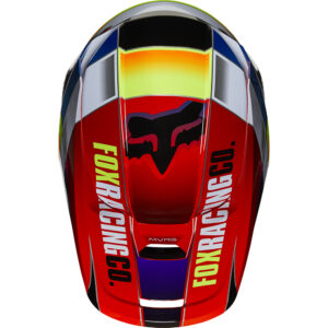 Motocross Helmet Fox V1 Yorr Youth Blue/Red - Image 3