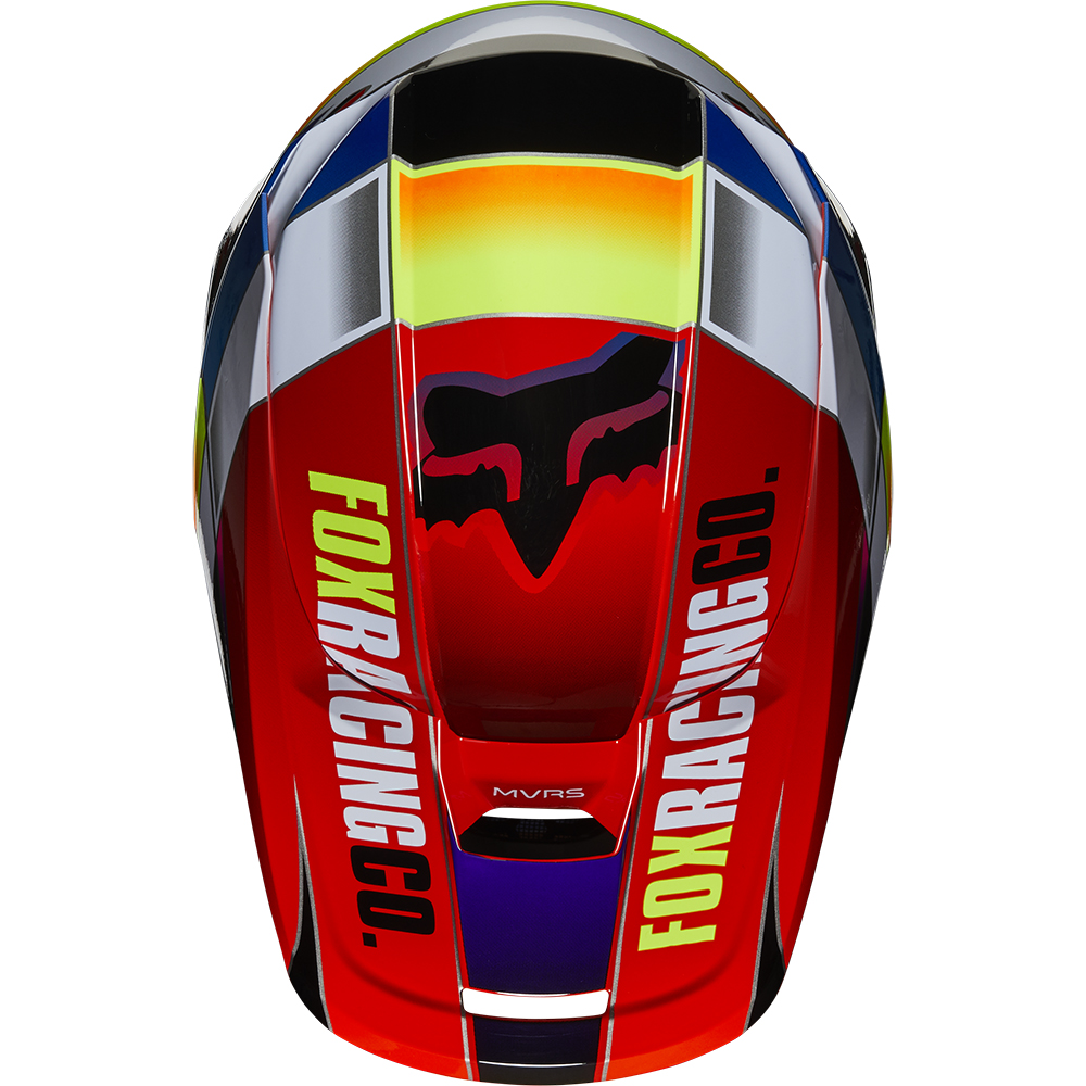 Motocross Helmet Fox V1 Yorr Youth Blue/Red - Image 3
