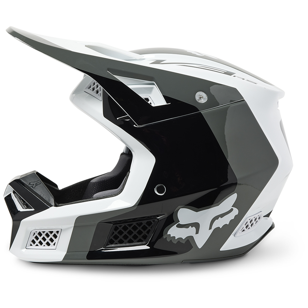 Fox V3 RS Efekt MIPS ECE Motocross Helmet Black/White - Image 3