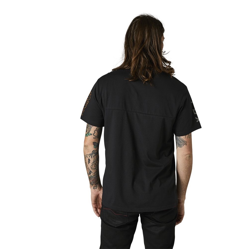Fox Skew Crew Black Tee - Image 2
