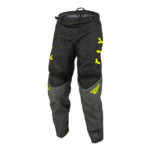 Fly F-16 Motocross Pants Youth Grey/ Black/ Hi-Vis - Image 3