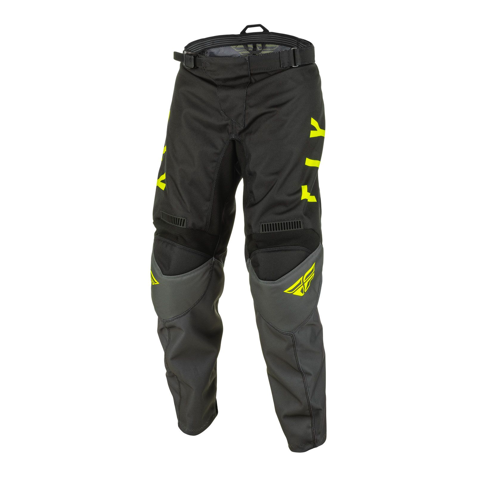 Fly F-16 Motocross Pants Youth Grey/ Black/ Hi-Vis - Image 3
