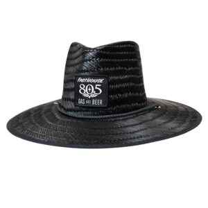 Fasthouse Hopper Straw Hat Black - One Size - Image 1
