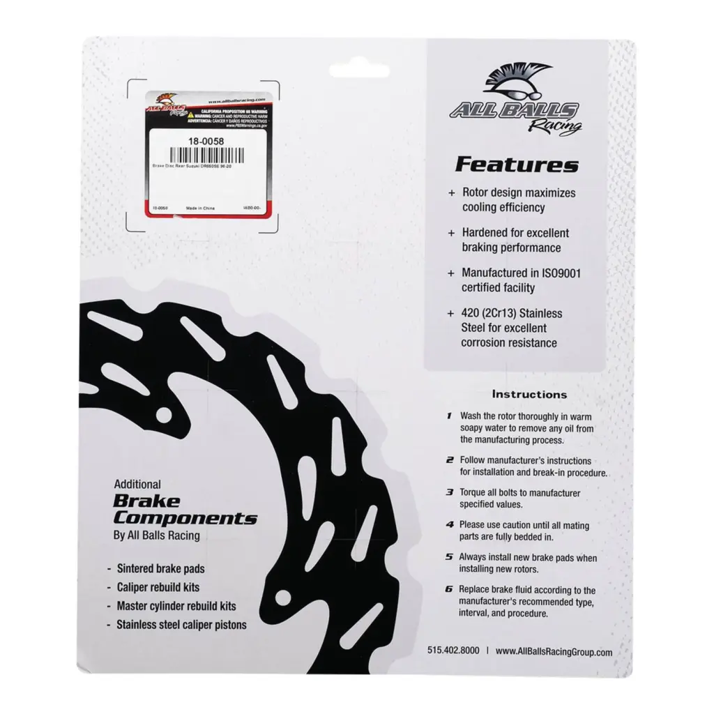 Brake Disc 18-0058
