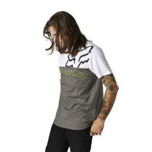 Fox Skew Crew White Tee - Image 3
